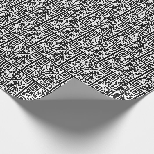 Papier Cadeau Code QR Anniversaire (Coin)