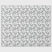 Papier Cadeau code QR Halloween (Plat)