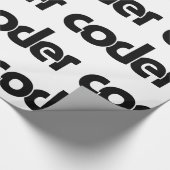 Papier Cadeau Coder (Coin)