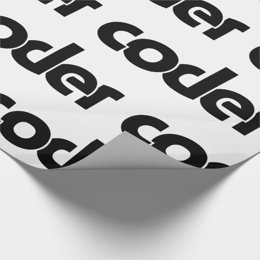 Papier Cadeau Coder (Coin)
