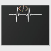 Papier Cadeau Coders Funny | Codage du programmeur de logiciel i (Plat)