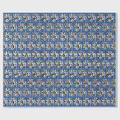 Papier Cadeau Codes QR Joyeuses Fêtes (Plat)