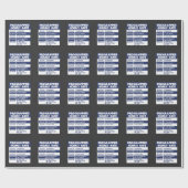 Papier Cadeau Codeur informatique à tarif horaire Funny Programm (Plat)