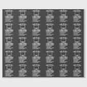 Papier Cadeau Codeur ingénieur programmeur informatique (Plat)
