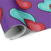 Papier Cadeau Coeur (Coin rond)