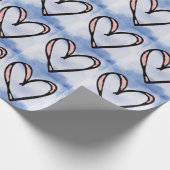 Papier Cadeau Coeur agréable (Coin)