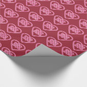 Papier Cadeau Coeur celtique (Coin)