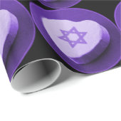 Papier Cadeau Coeur de bonbons (Coin rond)