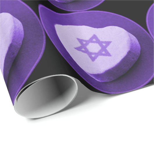 Papier Cadeau Coeur de bonbons (Coin rond)