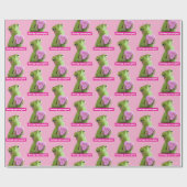 Papier Cadeau Cœur de Caméléon (Amour toi) (Plat)