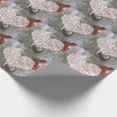 Papier Cadeau Cœur de diamant rose (Coin)