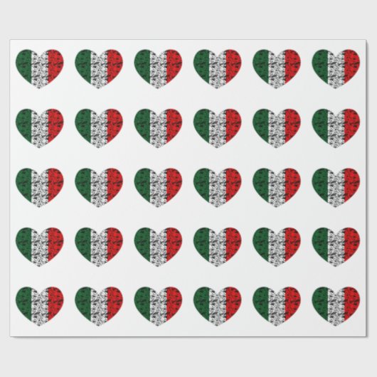 Papier Cadeau Coeur de l'Italie (Plat)