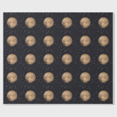 Papier Cadeau Coeur de Pluto Starry Sky (Plat)
