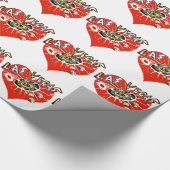 Papier Cadeau Coeur de rouge de Las Vegas (Coin)