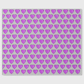 Papier Cadeau Cœur de Verre (Plat)