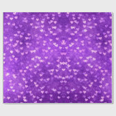 Papier Cadeau coeur du jour des valentines (Plat)