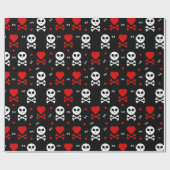 Papier Cadeau Coeur Et Tronc Du Crâne (Plat)