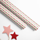 Papier Cadeau Coeur festif Garland de Noël