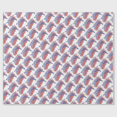 Papier Cadeau Coeur humain (Plat)