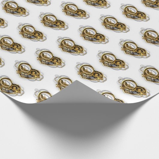 Papier Cadeau Coeur vapeur avec un manomètre (Coin)