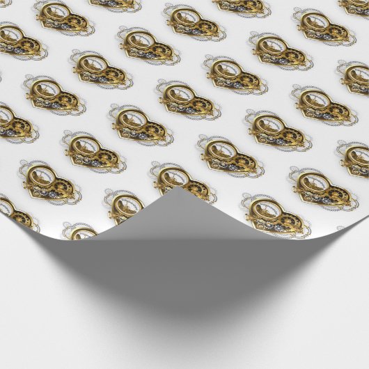 Papier Cadeau Coeur vapeur avec un manomètre (Coin)