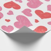 Papier Cadeau Coeurs (Coin)