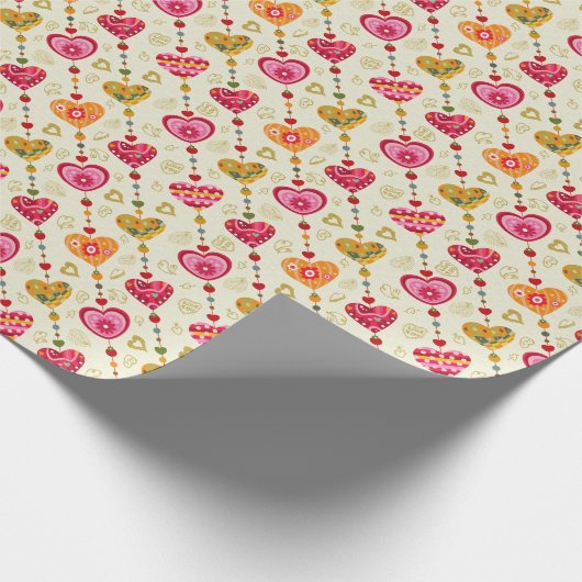 Papier Cadeau Coeurs (Coin)