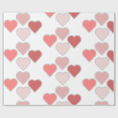Papier Cadeau Cœurs (Plat)