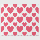 Papier Cadeau coeurs (Plat)