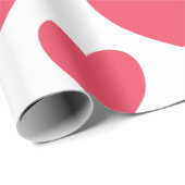 Papier Cadeau coeurs (Coin rond)