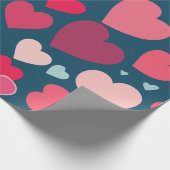Papier Cadeau Coeurs (Coin)
