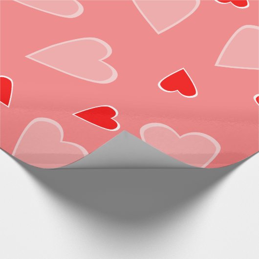 Papier Cadeau Coeurs (Coin)