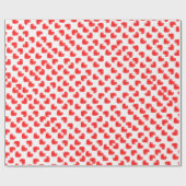 Papier Cadeau Coeurs (Plat)