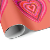 Papier Cadeau Coeurs (Coin rond)