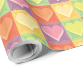 Papier Cadeau Coeurs (Coin rond)