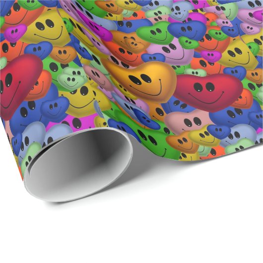 Papier Cadeau Coeurs (Coin rond)