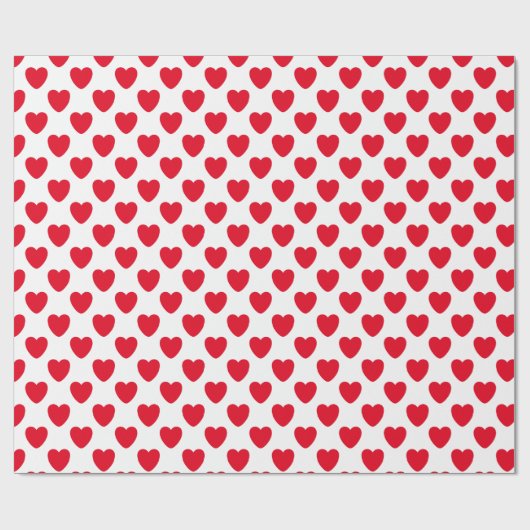 Papier Cadeau coeurs (Plat)