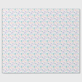 Papier Cadeau Coeurs aquarelle (Plat)
