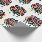 Papier Cadeau Cœurs colorés de Diwali (Coin)