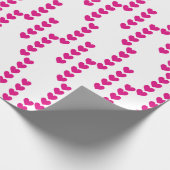 Papier Cadeau Coeurs confus. (Coin)