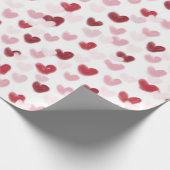 Papier Cadeau Cœurs d'amour (Coin)