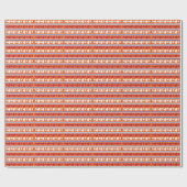 Papier Cadeau Coeurs d'amour colorés Star Stripes (Plat)