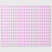 Papier Cadeau Cœurs de crayon colorés mignons (Plat)