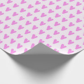Papier Cadeau Cœurs de crayon colorés mignons (Coin)