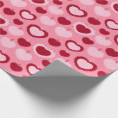 Papier Cadeau Coeurs de feutre (Coin)