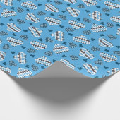 Papier Cadeau Coeurs de Jacquard posh (Coin)