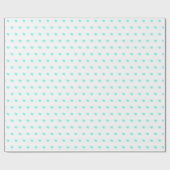 Papier Cadeau Coeurs de mer (Plat)