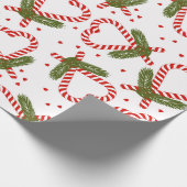 Papier Cadeau Coeurs de Sucre de canne de Noël Vacances Kathrin  (Coin)