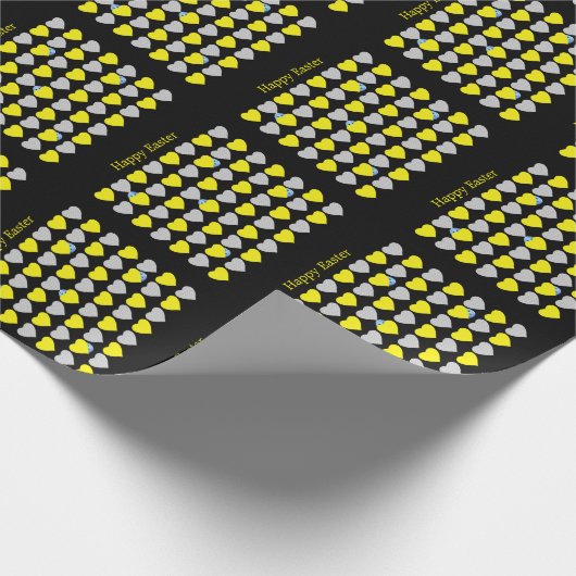 Papier Cadeau Coeurs d'oeuf de pâques (Coin)