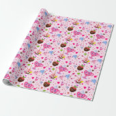 Papier Cadeau Cœurs doux célébrant partout (Déroulé)